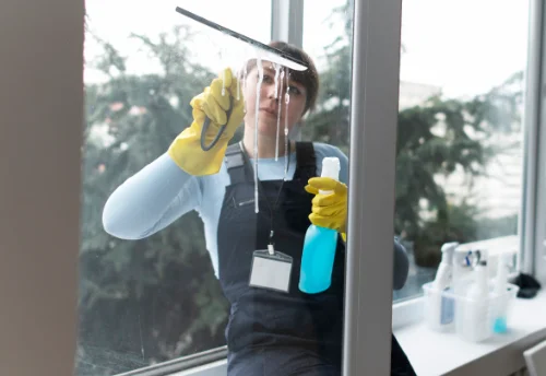 Nettoyage de vitres intérieures et extérieures à Saint-Beauzire